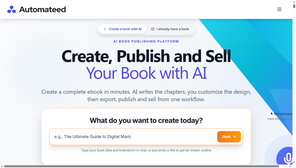 Screenshot of automateed