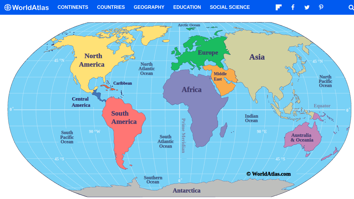 Screenshot of atlas