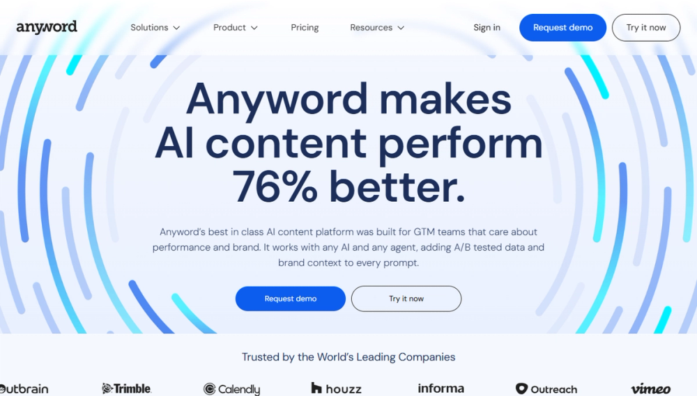 Screenshot of anyword