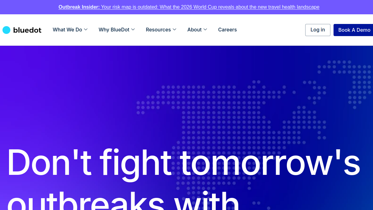 Screenshot of bluedot