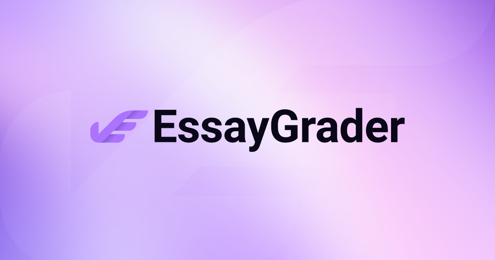 Screenshot of essaygrader