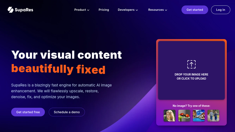 Screenshot of supares