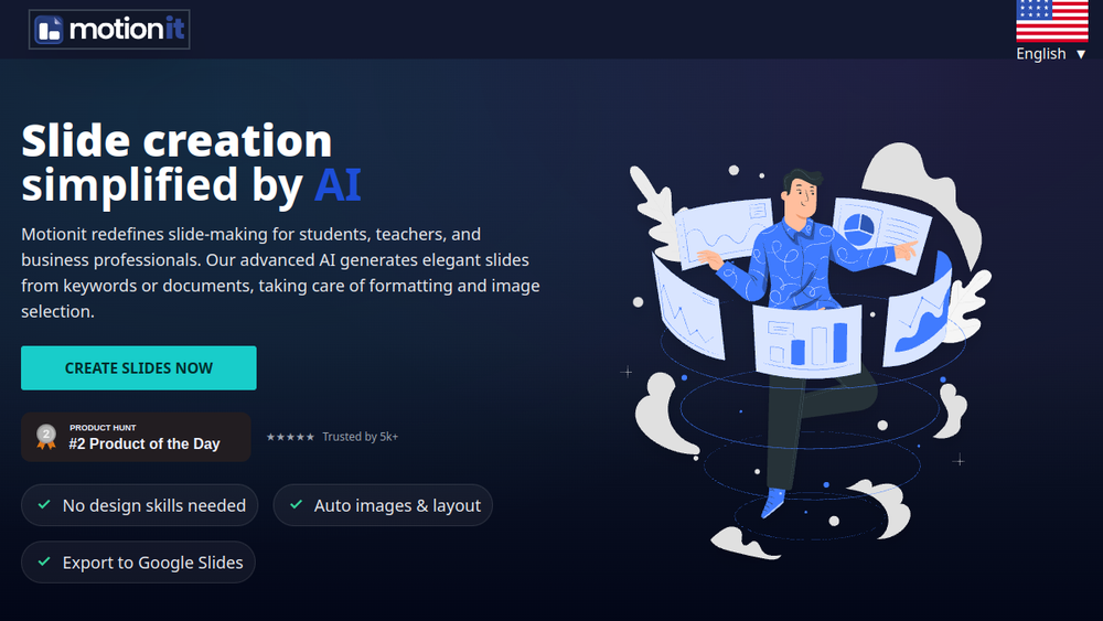 Screenshot of motionit ai
