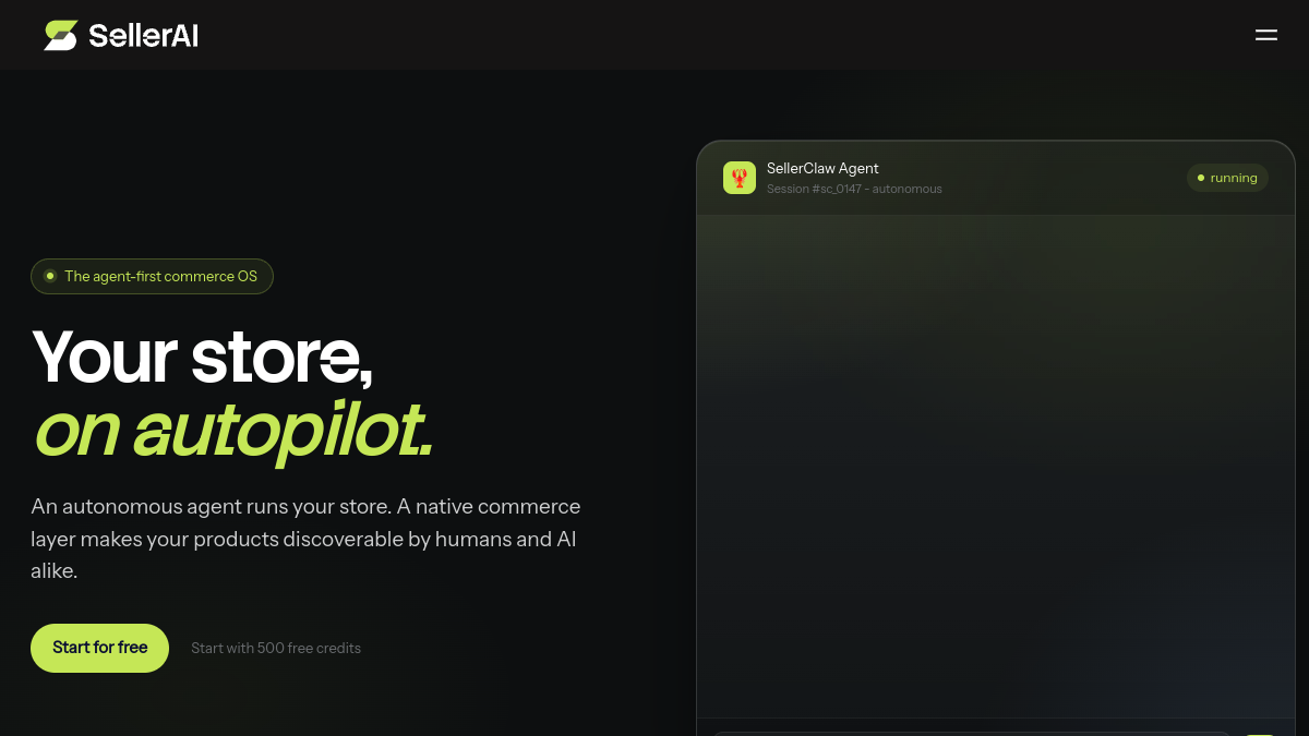 Screenshot of sellerai
