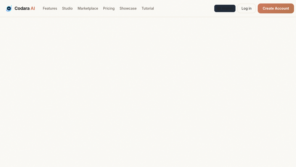 Screenshot of codara Screenshot of codara