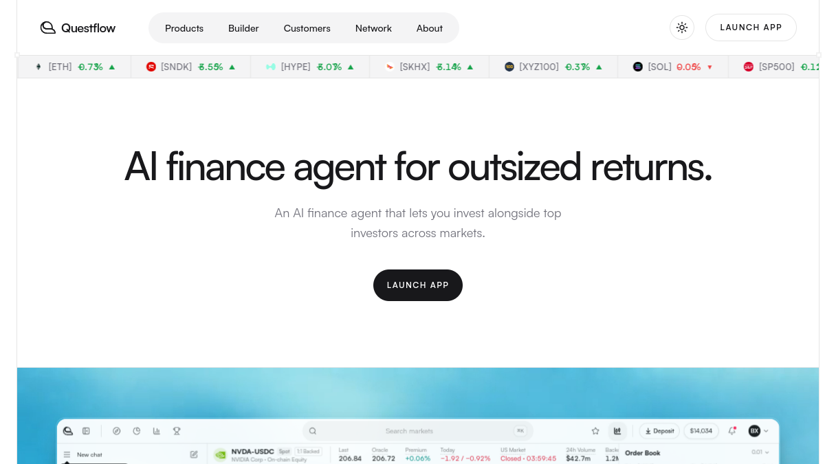 Screenshot of questflow