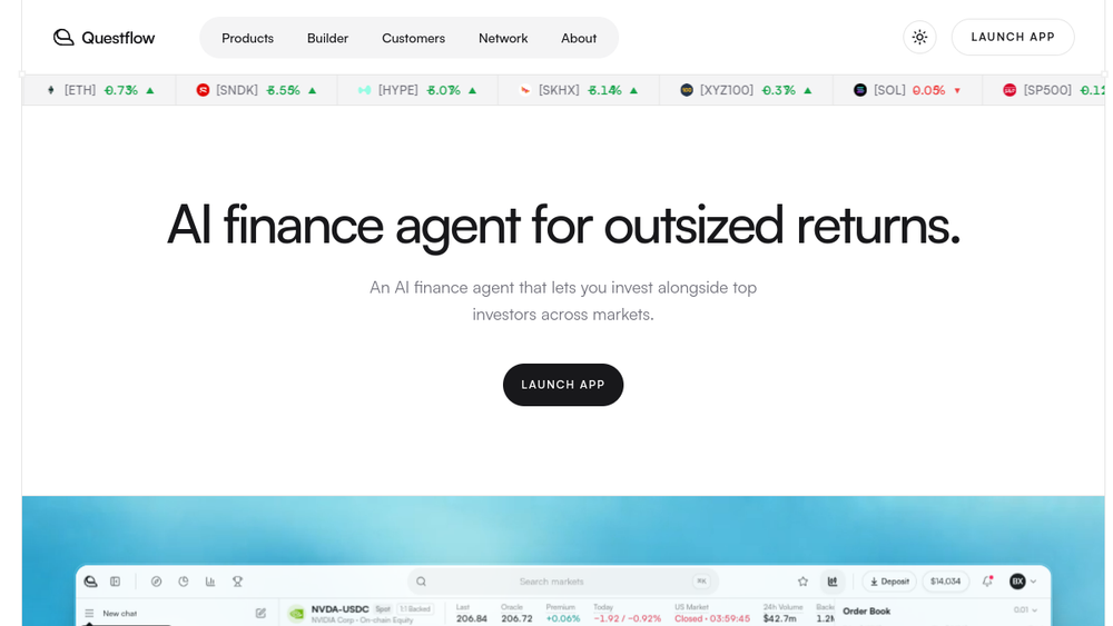 Screenshot of questflow Screenshot of questflow