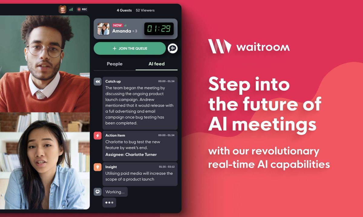 Screenshot of waitroom