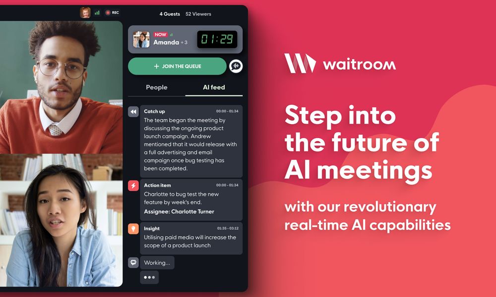 Screenshot of waitroom