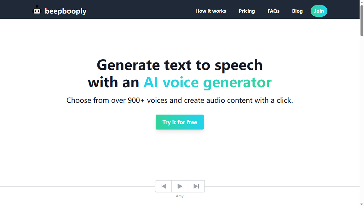 Screenshot of beepbooply
