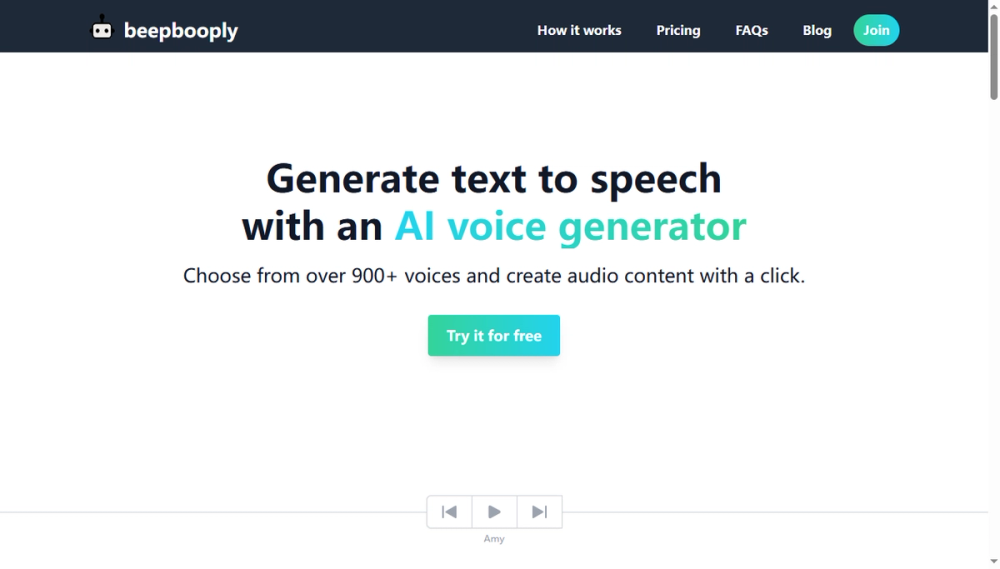 Screenshot of beepbooply