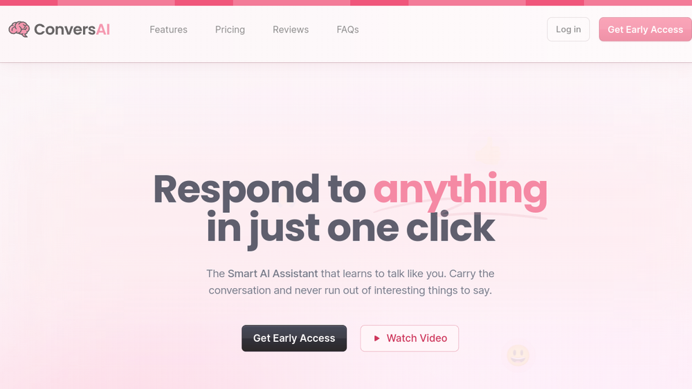 Screenshot of conversai