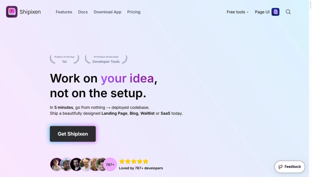 Screenshot of shipixen