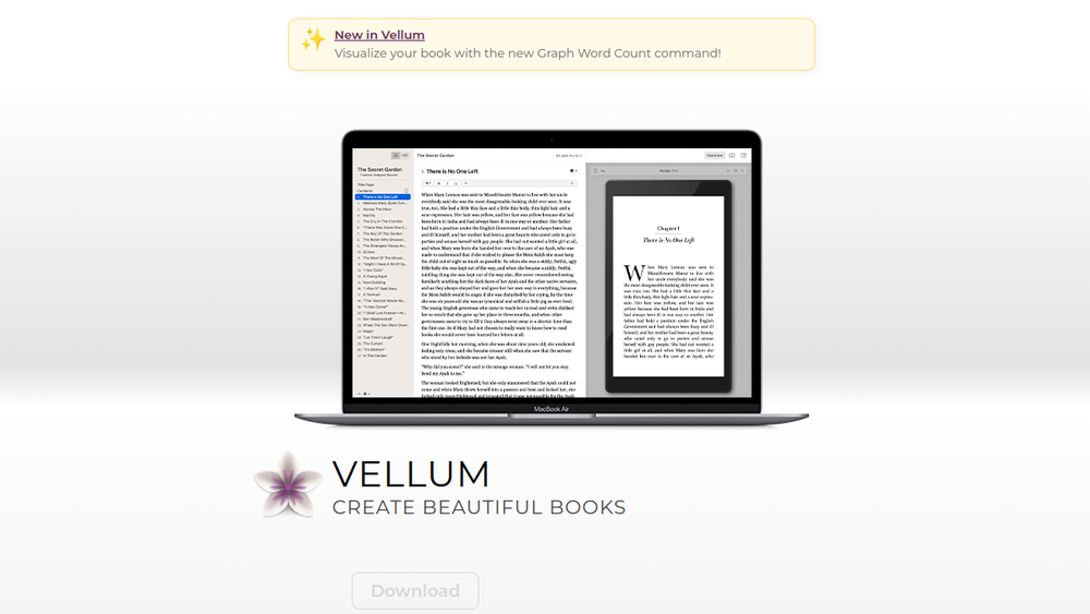 Screenshot of vellum
