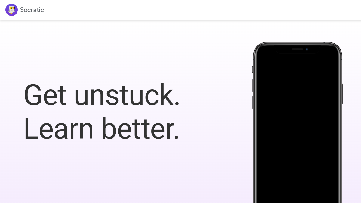 Screenshot of socratic