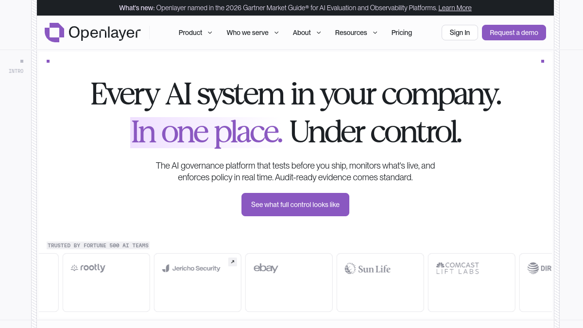 Screenshot of openlayer