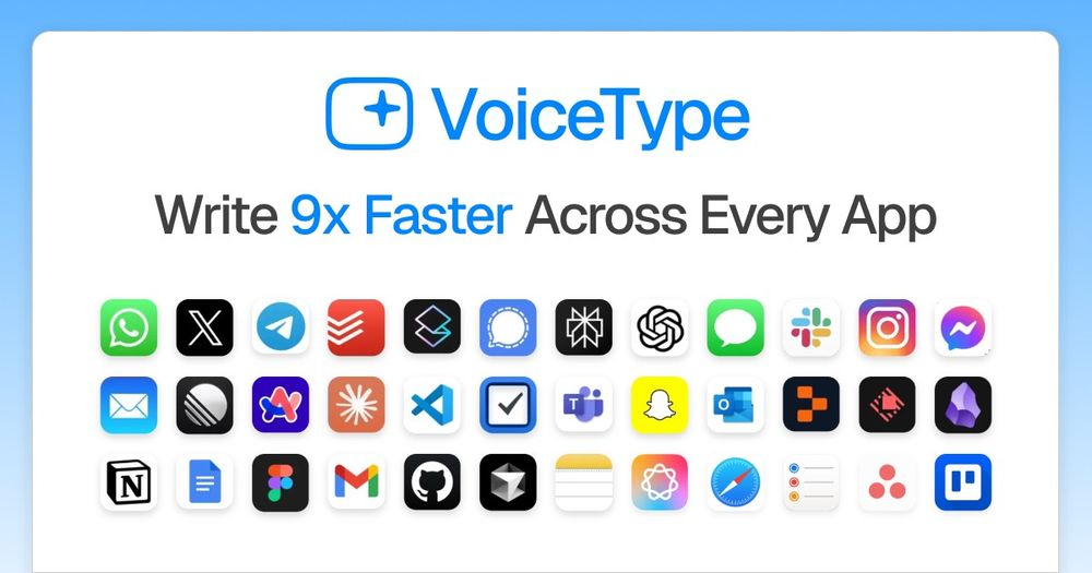 Screenshot of voicetype