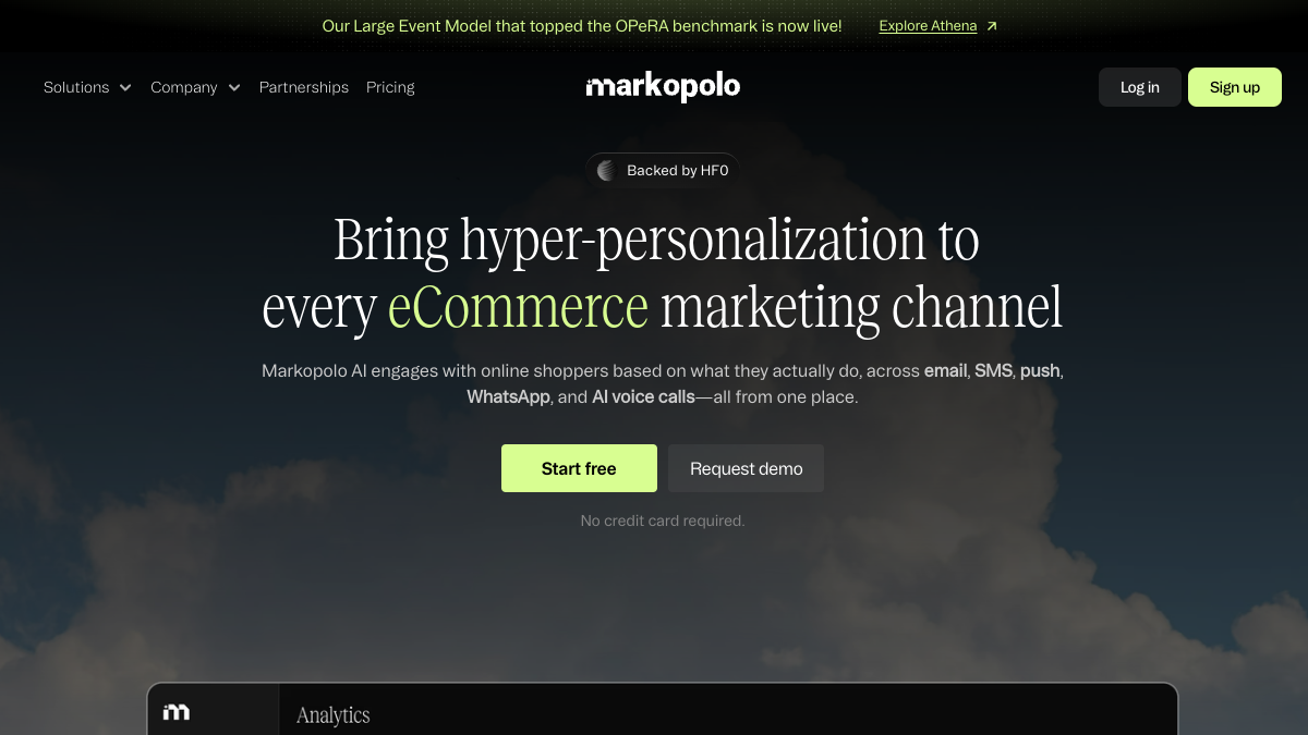 Screenshot of markopolo