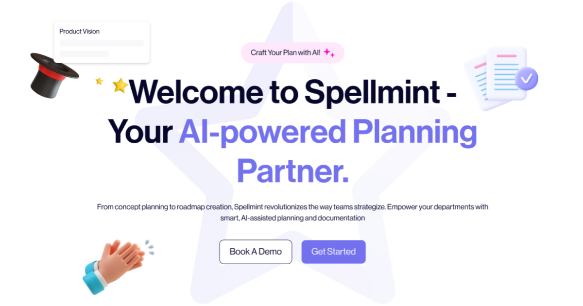 Screenshot of spellmint