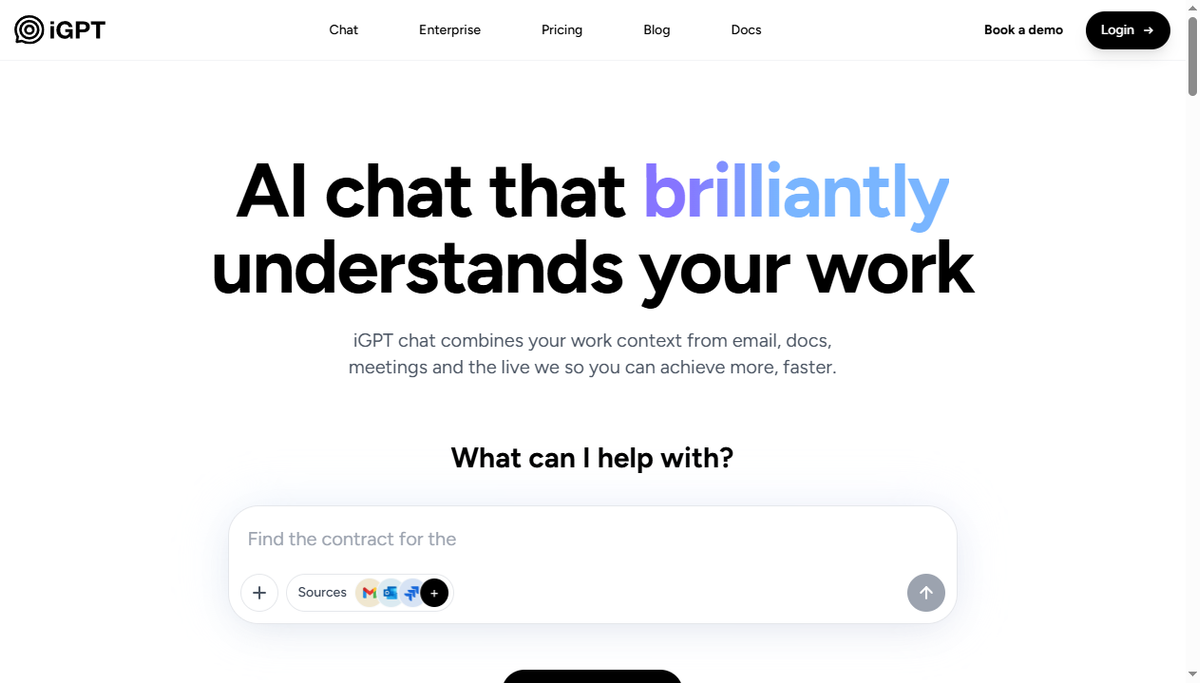 Screenshot of igpt