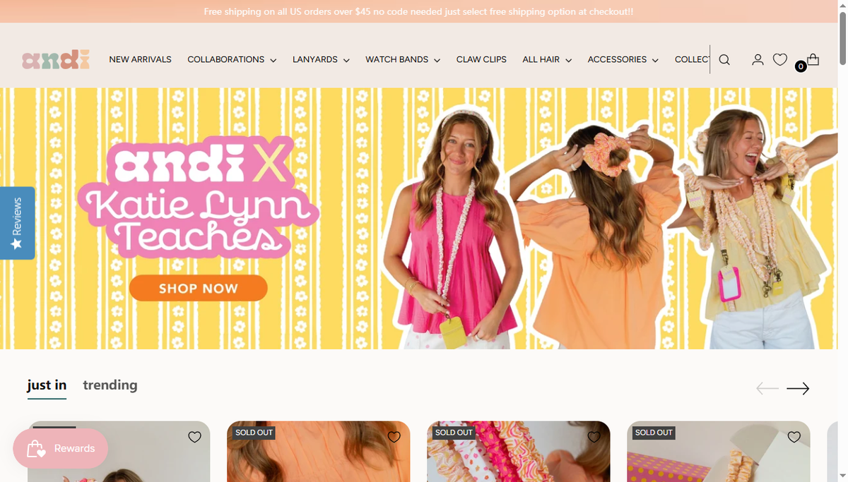 Screenshot of andi