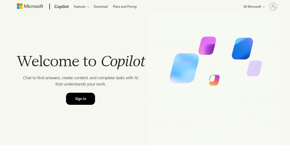 Screenshot of copilot Screenshot of copilot