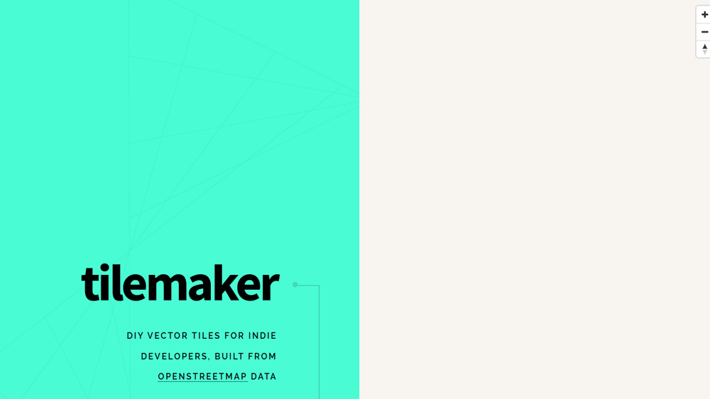 Screenshot of tilemaker