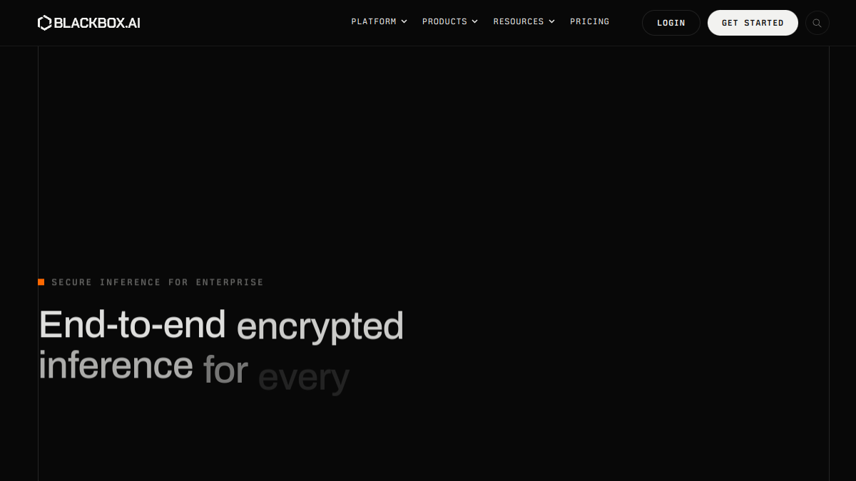 Screenshot of blackbox ai