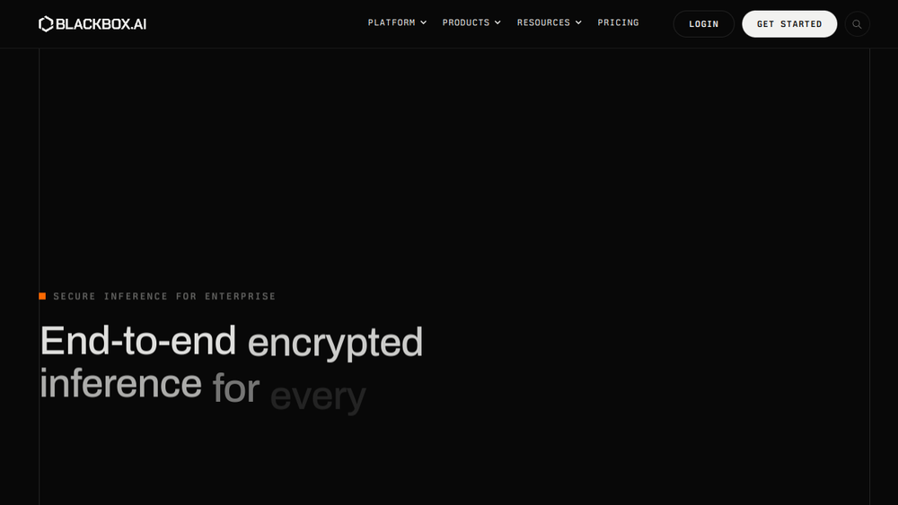 Screenshot of blackbox ai