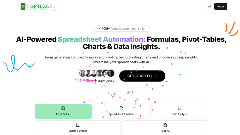 Screenshot of gptexcel