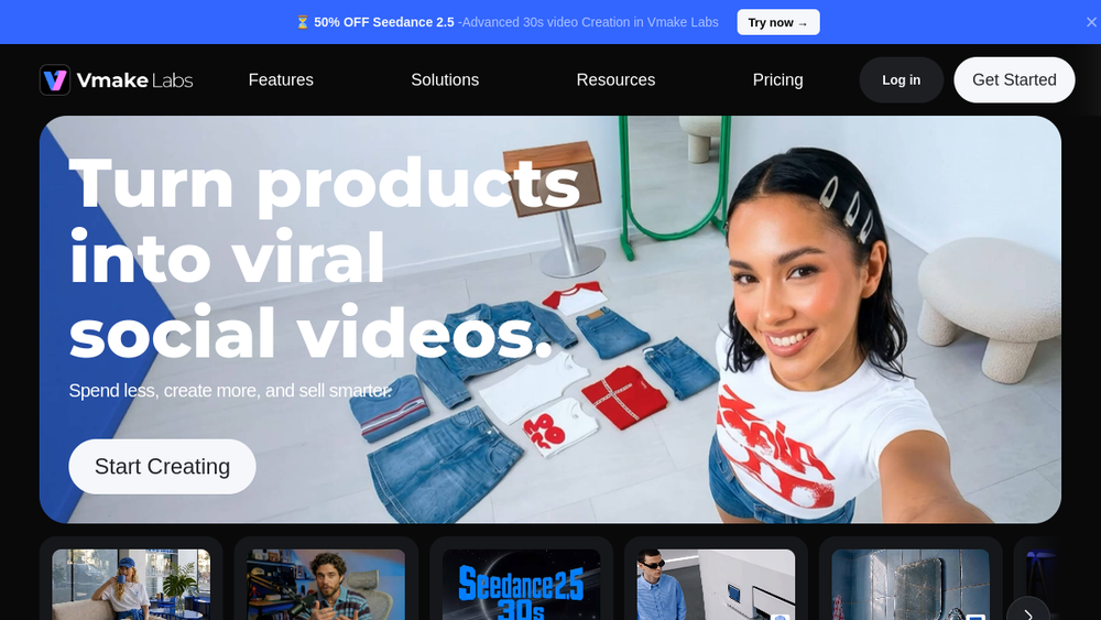 Screenshot of vmake