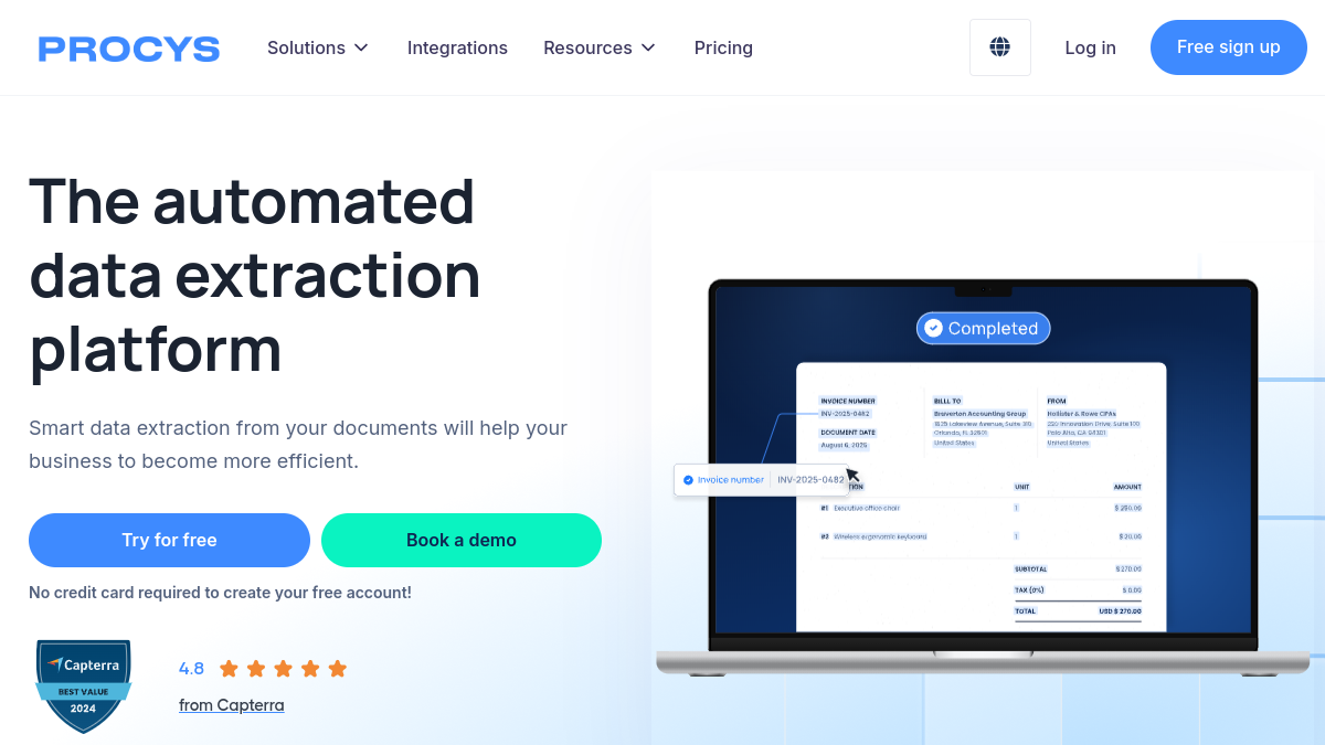 Screenshot of procys