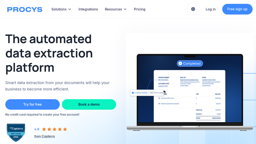 Screenshot of procys