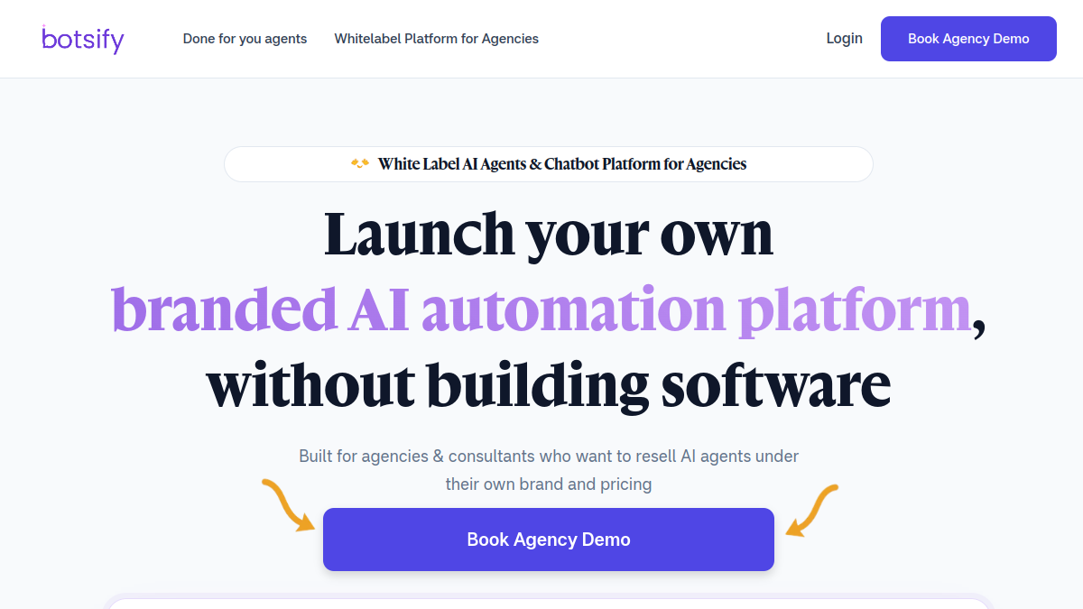 Screenshot of botsify