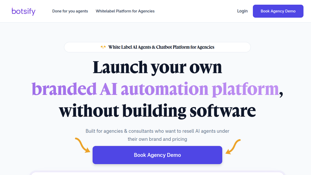 Screenshot of botsify