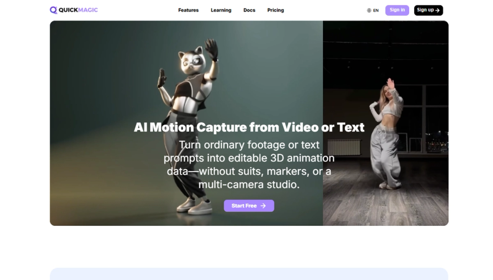 Screenshot of quickmagic