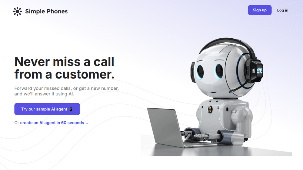 Screenshot of simple phones