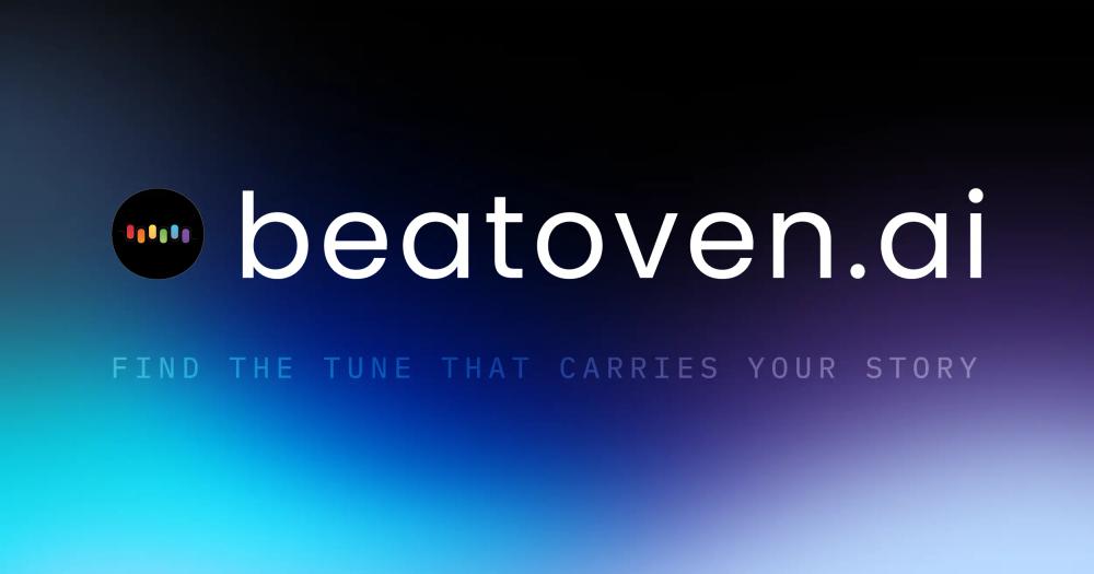Screenshot of beatoven ai