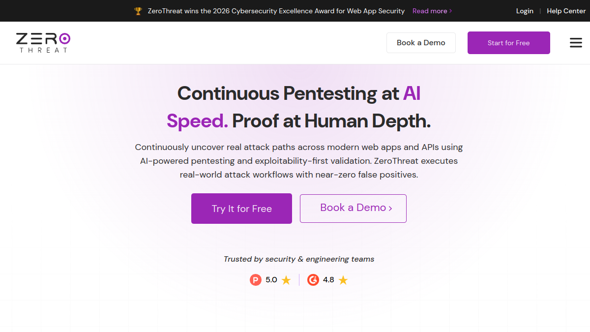 Screenshot of zerothreat