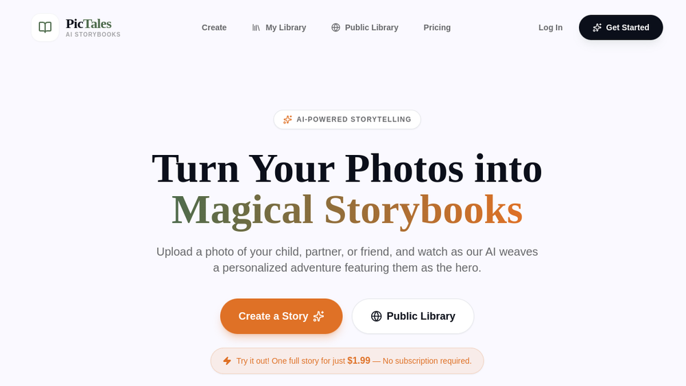 Screenshot of pictales