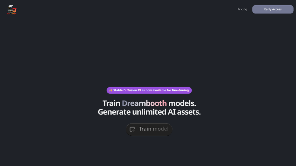Screenshot of trainengine ai