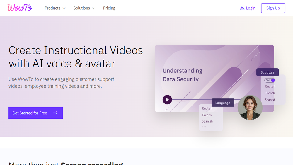 Screenshot of wowto