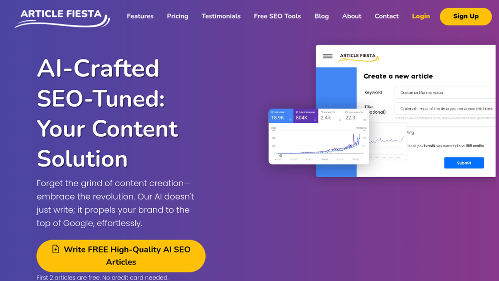 Screenshot of article fiesta