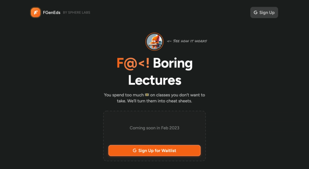 Screenshot of fgeneds