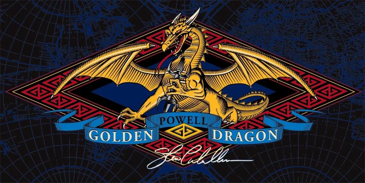 Powell Golden Dragon Logo