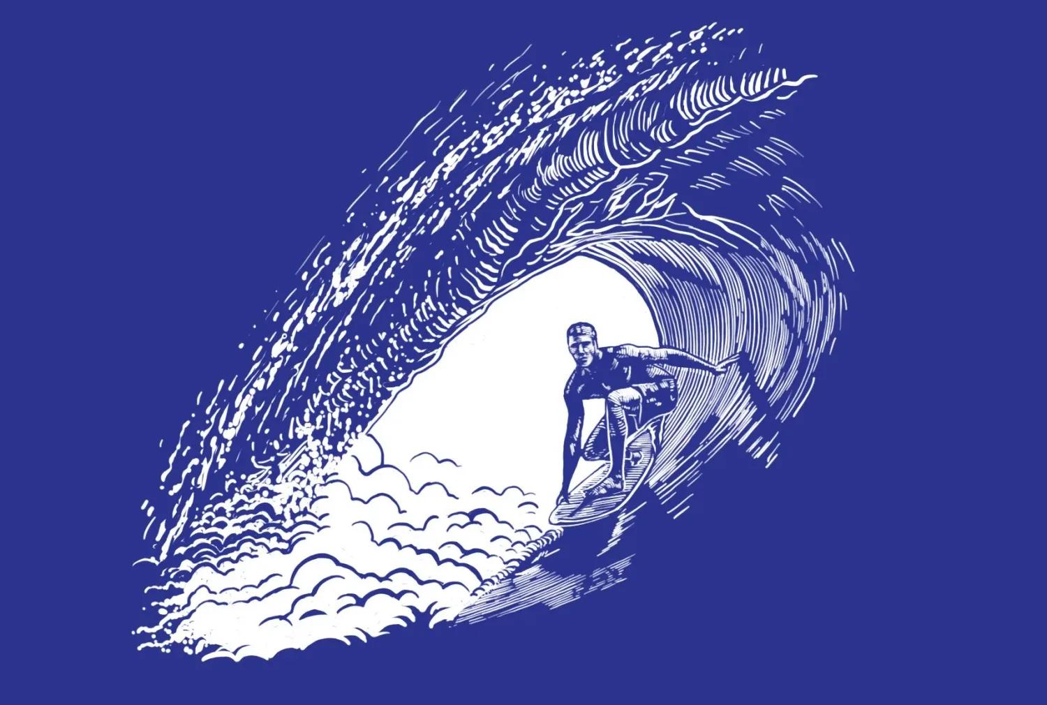 Liquor label - salted spiced rum