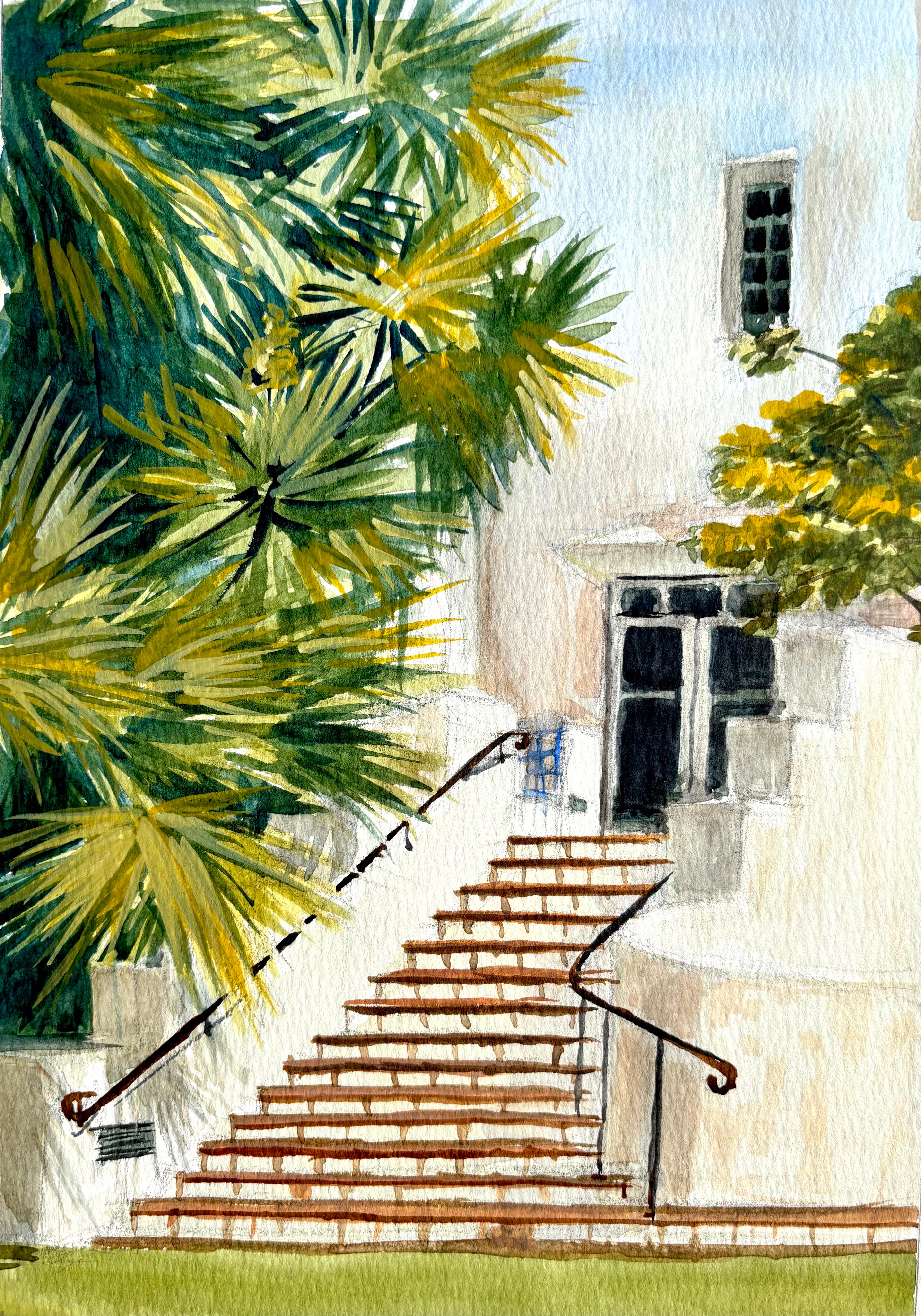 Santa Barbara Jailhouse Stairway