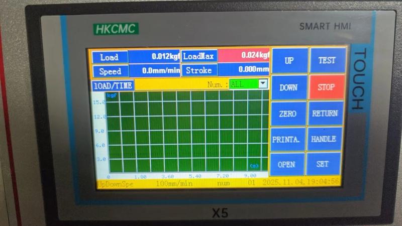Touch Screen Ring Crush Strength Testing Machine