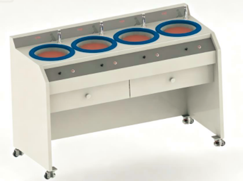 Cover image for SMP-4SL Four-Disc Four-Control Metallographic Sample Grinder-Polisher