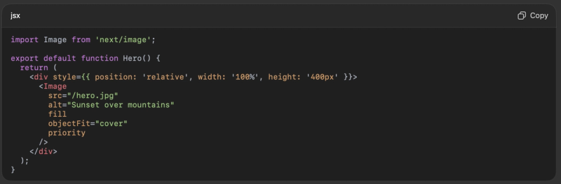Image Optimisation
